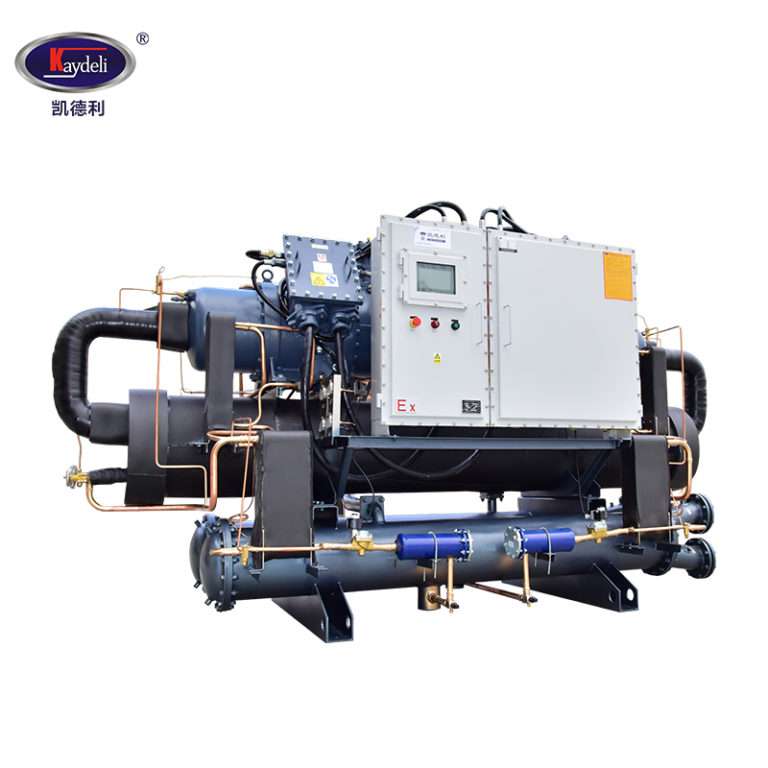 50 ton double screw water cooled chiller | Kaydeli Industrial Chiller