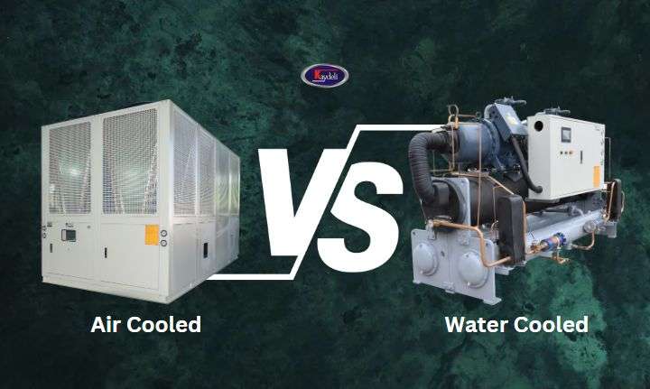 Air vs water cooled chiller